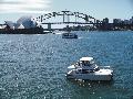 Unterwegs im Hafen von Sydney