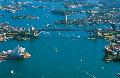 Sydney Hafen aus der Vogelperspektive
