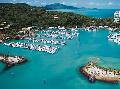 Hamilton Marina aus der Luft